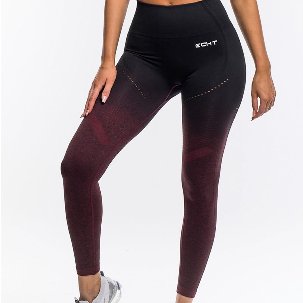 ECHT- Arise Ombré Leggings in Berry, Size M (10)